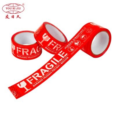 Nastro adesivo trasparente in plastica colorata per pacchi, nastro adesivo in polipropilene acrilico Bopp, nastro personalizzato per imballaggio